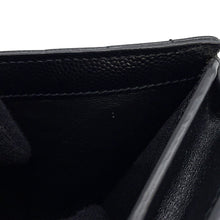 将图像加载到图库查看器中,SAINT LAURENT PARIS YSL Logo Bifold Wallet Black504899 Leather
