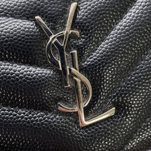 将图像加载到图库查看器中,SAINT LAURENT PARIS YSL Logo Bifold Wallet Black504899 Leather