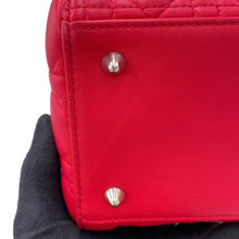 将图像加载到图库查看器中,Dior Lady Dior Cannage 2WAY Handbag Pink Leather Size Medium