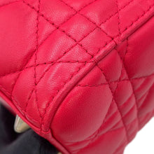 Load image into Gallery viewer, Dior Lady Dior Cannage 2WAY Handbag Pink Leather Size Medium
