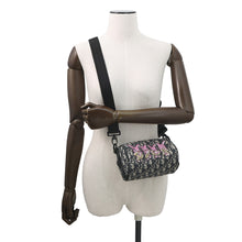Load image into Gallery viewer, Dior Oblique Roller Shoulder Bag Rabbit Kids Black/BeigeM9916SNHO_M884 Canvas Leather Size Mini