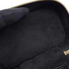将图像加载到图库查看器中,Dior Cannage 2-Way Vanity Shoulder Pouch Black Leather