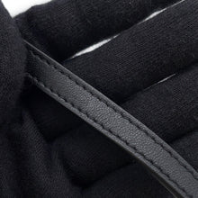 将图像加载到图库查看器中,Dior Cannage 2-Way Vanity Shoulder Pouch Black Leather