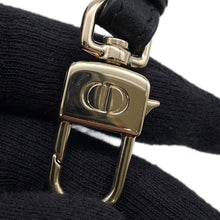 将图像加载到图库查看器中,Dior Cannage 2-Way Vanity Shoulder Pouch Black Leather