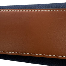 Load image into Gallery viewer, CELINE Vertical hippopotamus Navy/Brown192082 Canvas Leather Size Small