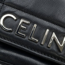 Load image into Gallery viewer, CELINE Mono Chrome ChainShoulder Bag Black112333 Leather