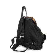 将图像加载到图库查看器中,PRADA Leopard Backpack Re-Nylon Black/Brown1BZ811 Nylon