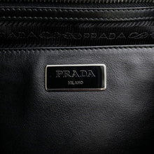 将图像加载到图库查看器中,PRADA Leopard Backpack Re-Nylon Black/Brown1BZ811 Nylon