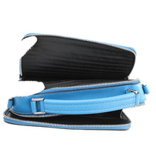 将图像加载到图库查看器中,PRADA Saffiano Leather 2WAY Handbag Blue2VH069 Leather