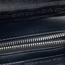 将图像加载到图库查看器中,PRADA Saffiano Leather 2WAY Handbag Blue2VH069 Leather