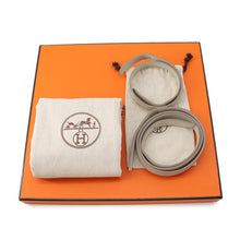 将图像加载到图库查看器中,HERMES Masai Cut Pearl Grey Swift Leather Size 32