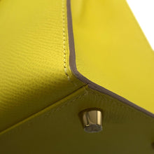 将图像加载到图库查看器中,HERMES Kelly Sellier Lime Epsom Size 28
