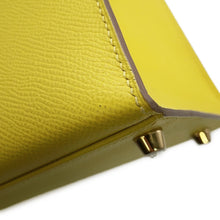 将图像加载到图库查看器中,HERMES Kelly Sellier Lime Epsom Size 28