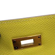 将图像加载到图库查看器中,HERMES Kelly Sellier Lime Epsom Size 28
