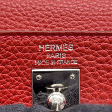 将图像加载到图库查看器中,HERMES Kelly Retourne Rouge Garance Togo Leather Size 25