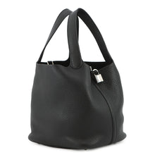 将图像加载到图库查看器中,HERMES Picotin Lock Black Taurillon Clemence Size MM
