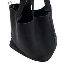 将图像加载到图库查看器中,HERMES Picotin Lock Black Taurillon Clemence Size MM