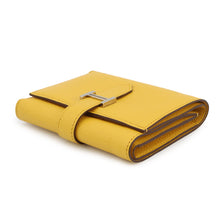 将图像加载到图库查看器中,HERMES Bean combine Jaune Ambre Chevre Myzore Goatskin