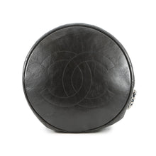 将图像加载到图库查看器中,CHANEL Embroidery One Diary Drawstring Shoulder Bag Navy/BlackA57519 Wool Leather