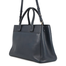 将图像加载到图库查看器中,CHANEL Neo Executive 2WAY Tote Bag NavyA69931 Leather Size Large