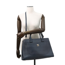 Load image into Gallery viewer, CHANEL Neo Executive 2WAY Tote Bag NavyA69931 Leather Size Large