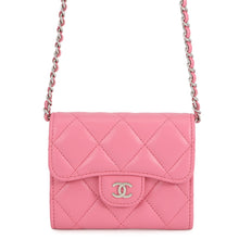 将图像加载到图库查看器中,CHANEL Matelasse ChainShoulder Coin purse PinkAP2569 Lambskin