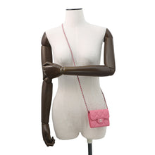 Load image into Gallery viewer, CHANEL Matelasse ChainShoulder Coin purse PinkAP2569 Lambskin
