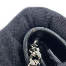 Load image into Gallery viewer, SAINT LAURENT PARIS Chain wallet Black377829 Croco embossed leather