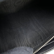 Load image into Gallery viewer, SAINT LAURENT PARIS Chain wallet Black377829 Croco embossed leather