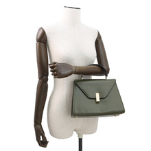 Load image into Gallery viewer, Valextra Valextra Izide Military Green Leather Size Medium