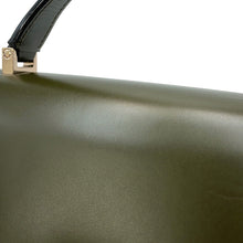 Load image into Gallery viewer, Valextra Valextra Izide Military Green Leather Size Medium