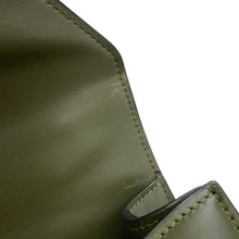 Load image into Gallery viewer, Valextra Valextra Izide Military Green Leather Size Medium