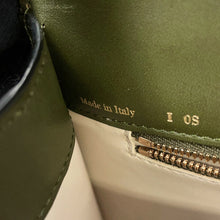 Load image into Gallery viewer, Valextra Valextra Izide Military Green Leather Size Medium