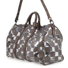 将图像加载到图库查看器中,LOUIS VUITTON Keepall Bandouliere Travel Bag 22AW Brown/TransparentM20864 Monogram Chess PVC Size 50