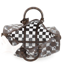 Load image into Gallery viewer, LOUIS VUITTON Keepall Bandouliere Travel Bag 22AW Brown/TransparentM20864 Monogram Chess PVC Size 50