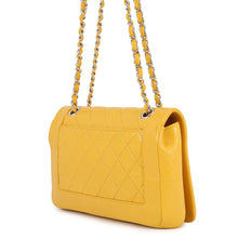 Load image into Gallery viewer, CHANEL Matelasse Single Flap ChainShoulder Yellow Leather