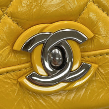 Load image into Gallery viewer, CHANEL Matelasse Single Flap ChainShoulder Yellow Leather