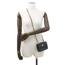 Load image into Gallery viewer, CHANEL Matelasse ChainShoulder Black Lambskin Size Mini mini