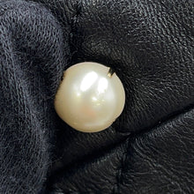 Load image into Gallery viewer, CHANEL Matelasse Drawstring BagChainShoulder BlackAS2518 Lambskin Faux Pearl