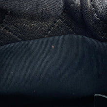 Load image into Gallery viewer, CHANEL Matelasse Drawstring BagChainShoulder BlackAS2518 Lambskin Faux Pearl