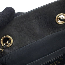 Load image into Gallery viewer, CHANEL Matelasse Drawstring 2WAYBag Black Leather