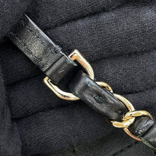 Load image into Gallery viewer, CHANEL Matelasse Drawstring 2WAYBag Black Leather