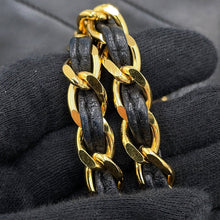 Load image into Gallery viewer, CHANEL Diamond Stitch Tassel Chain Shoulder Black Lambskin