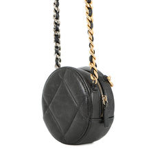 将图像加载到图库查看器中,CHANEL CHANEL19 Round Chain Shoulder BlackAP0945 Lambskin