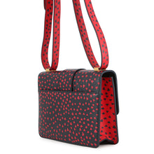 将图像加载到图库查看器中,Dior Montaigne Heart Shoulder Bag Navy/Red Leather Size 30