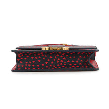 将图像加载到图库查看器中,Dior Montaigne Heart Shoulder Bag Navy/Red Leather Size 30