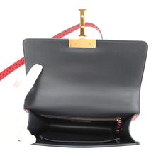 将图像加载到图库查看器中,Dior Montaigne Heart Shoulder Bag Navy/Red Leather Size 30