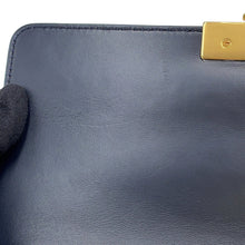 Load image into Gallery viewer, Dior Montaigne Heart Shoulder Bag Navy/Red Leather Size 30