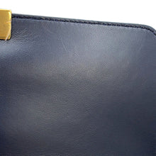 Load image into Gallery viewer, Dior Montaigne Heart Shoulder Bag Navy/Red Leather Size 30