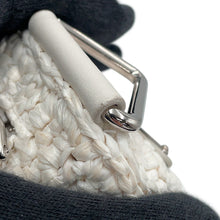 将图像加载到图库查看器中,PRADA Triangle Shoulder Bag White1BH190 Raffia